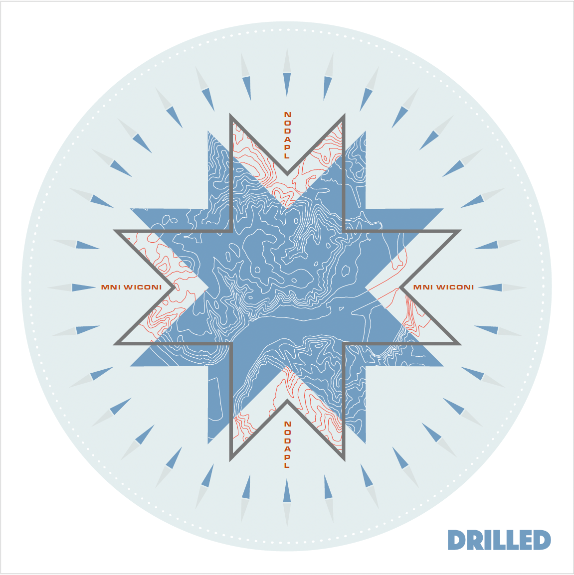 A logo for the podcast Drilled