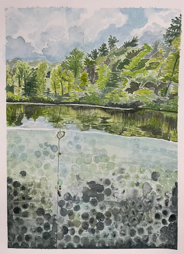 Watercolor brings new truths out of my climate research